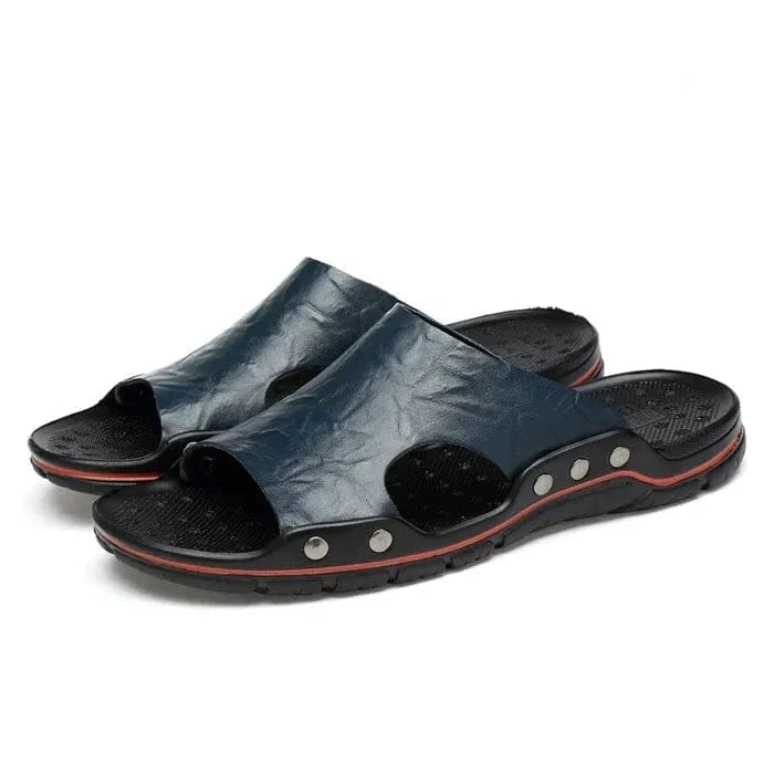 Chausson sandale cuir homme