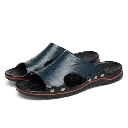 Chausson sandale cuir homme