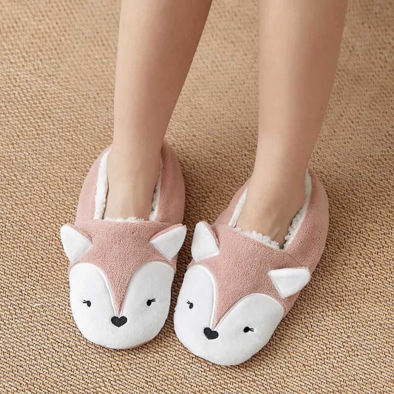 Chausson femme motif animal