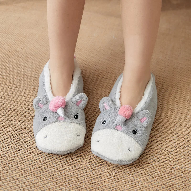 Chausson femme motif animal