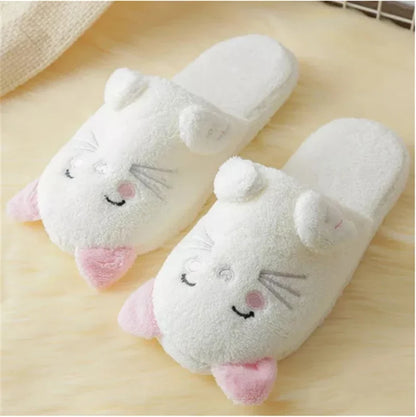 Chausson chaton femme