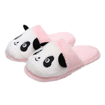 Chausson panda peluche femme