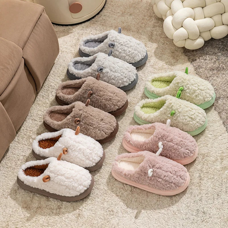 Chausson femme hiver flanelle