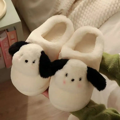 Chausson mouton peluche