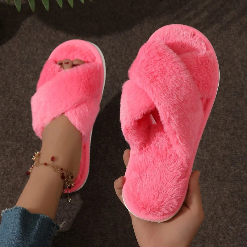 Chausson femme imprimé léopard