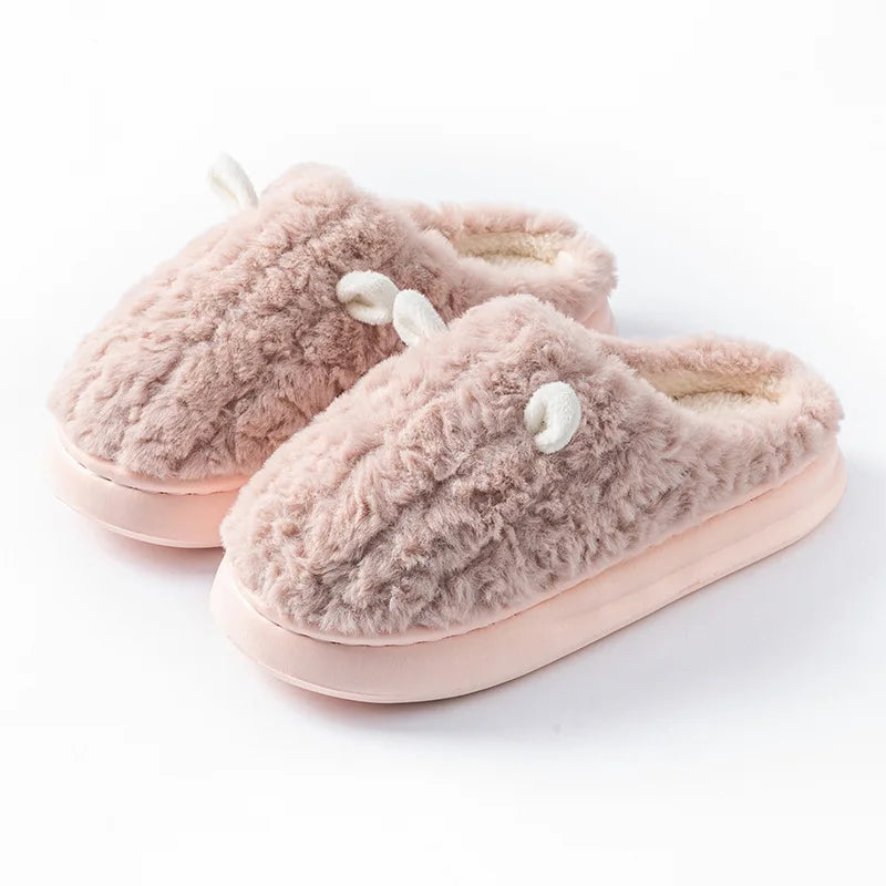 Chausson femme hiver flanelle