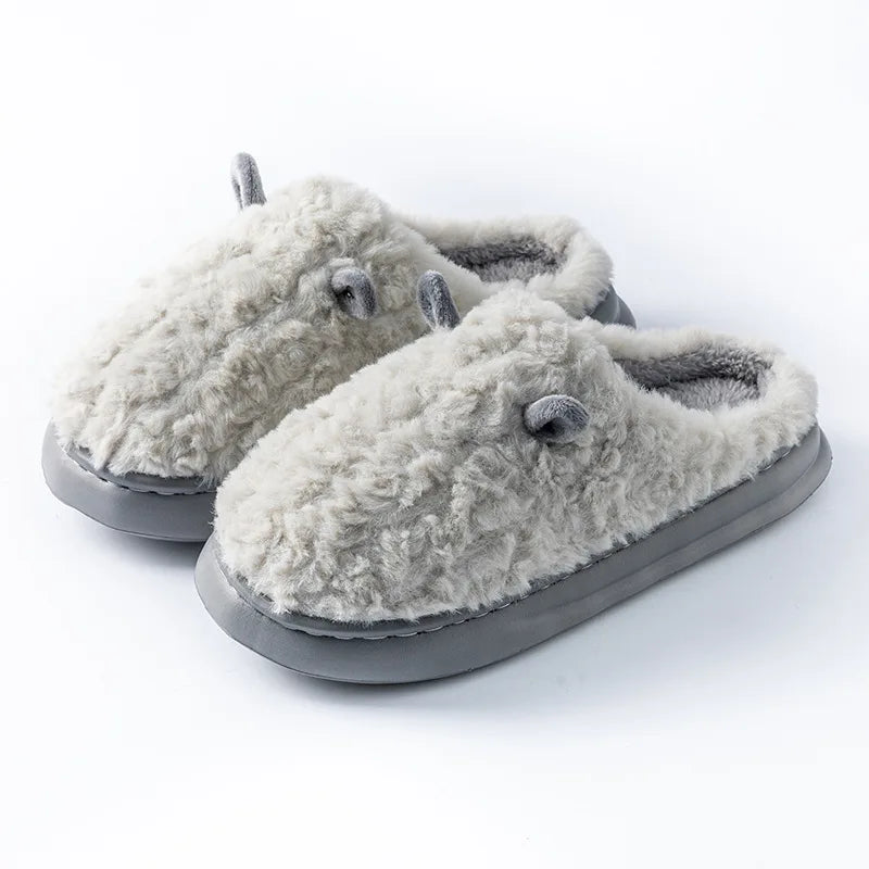 Chausson femme hiver flanelle