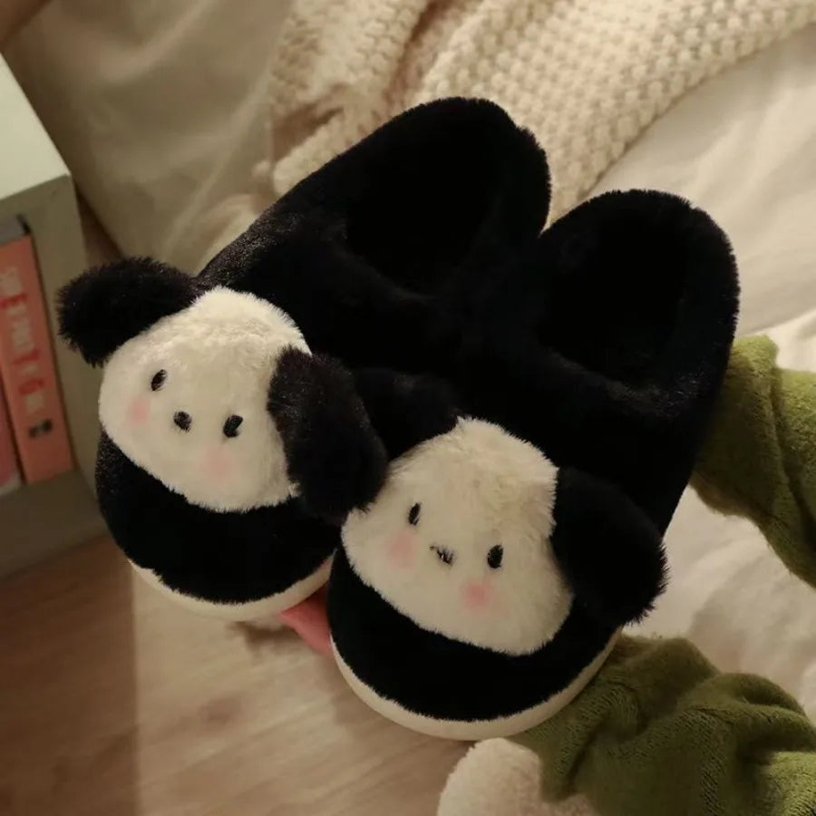 Chausson mouton peluche