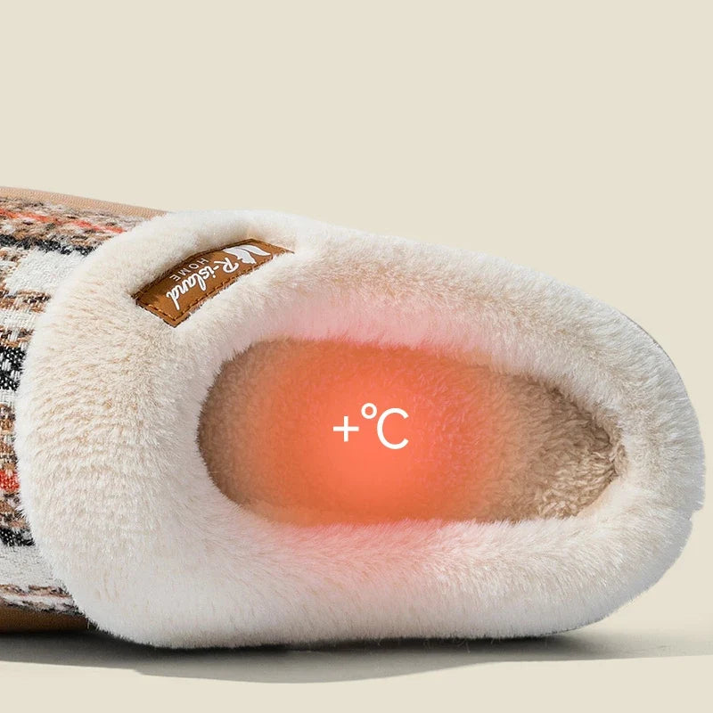 Chausson d hiver fourrure