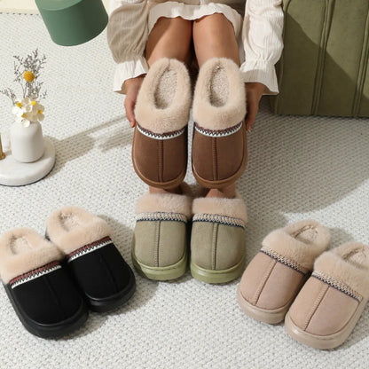 Chausson femme doublé peluche