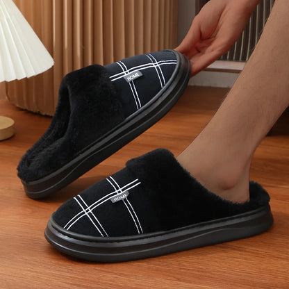 Chausson homme flanelle vichy