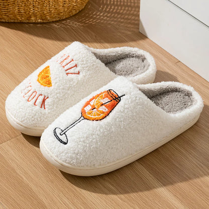 Chausson peluche antidérapant
