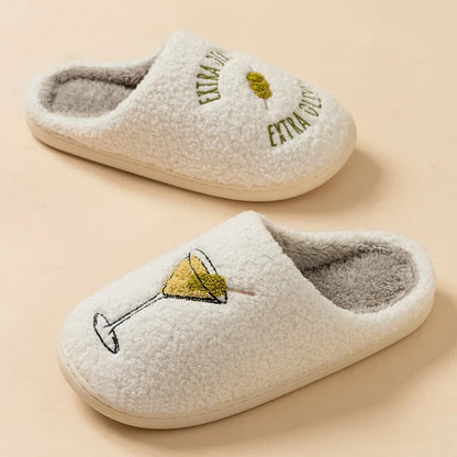 Chausson femme peluche antidérapant