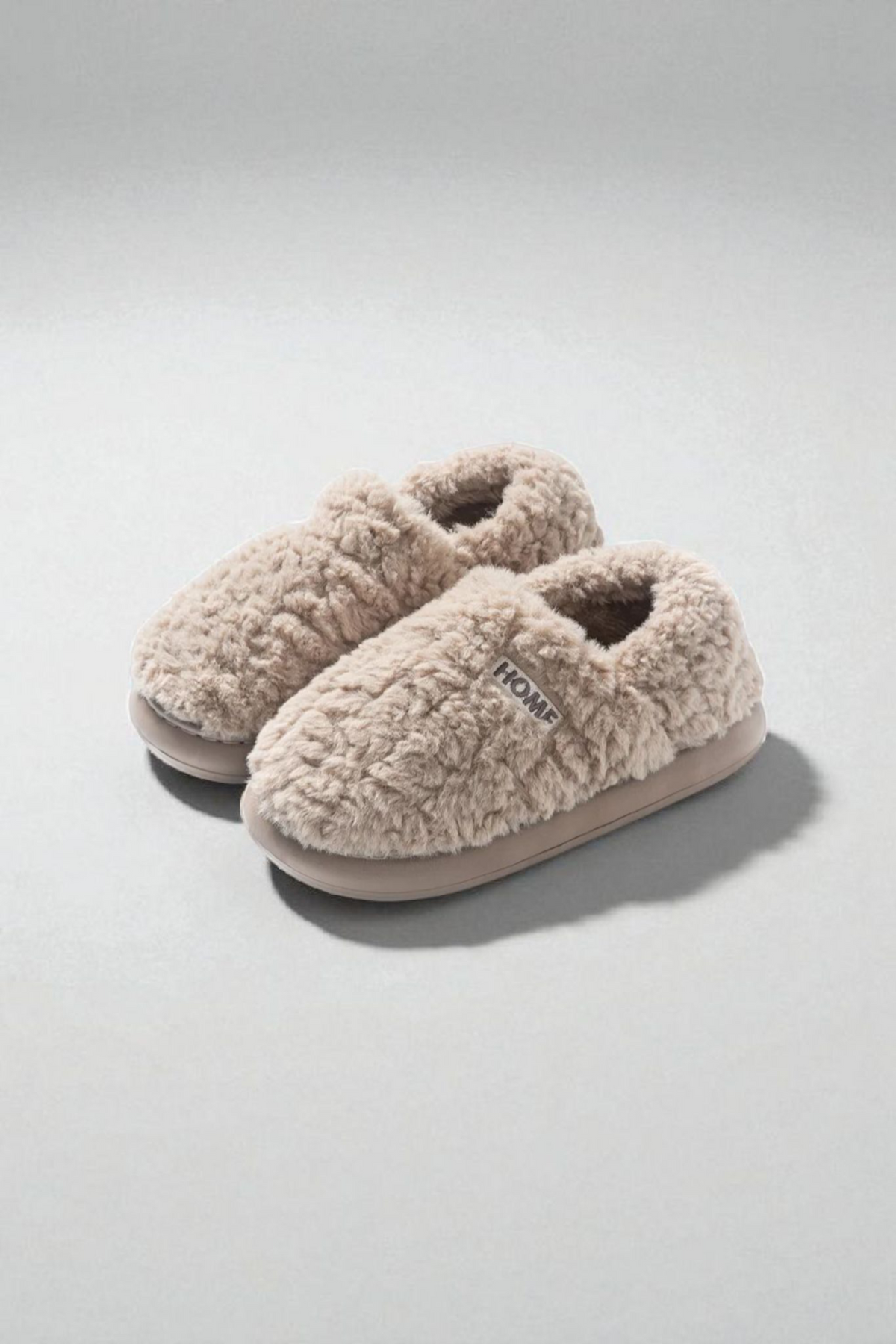 Chausson couple doux antidérapant