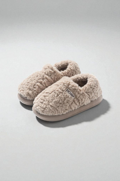Chausson couple doux antidérapant