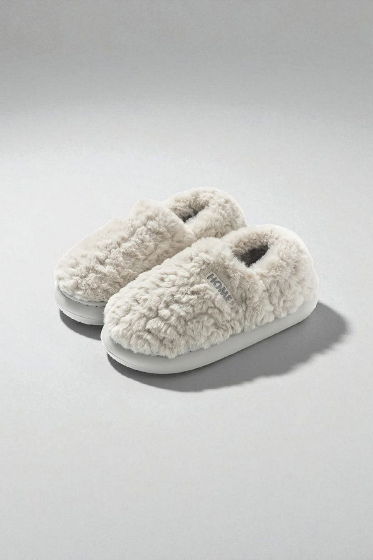 Chausson couple doux antidérapant