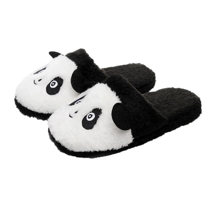 Chausson panda peluche femme