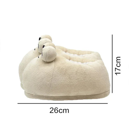 Chausson cartoon animaux rigolo