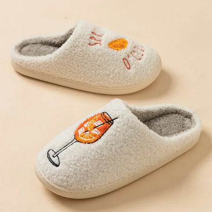 Chausson peluche antidérapant