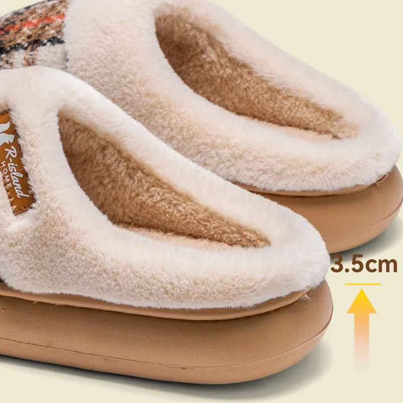 Chausson d hiver fourrure