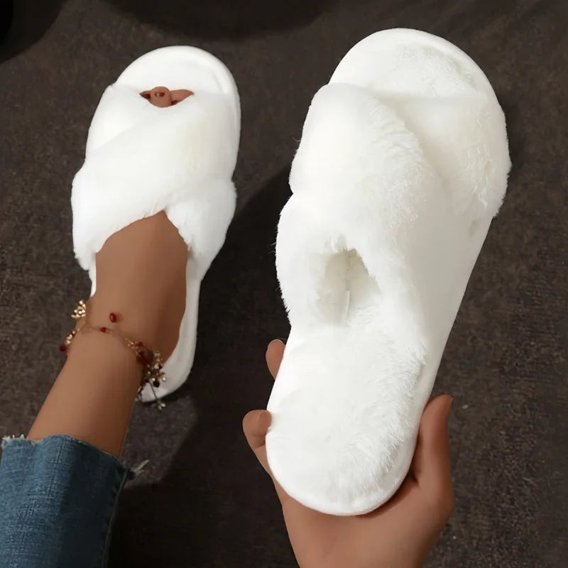 Chausson femme imprimé léopard