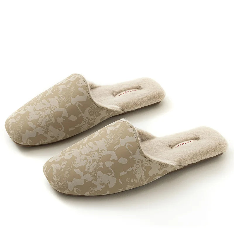Chausson style chinois velours