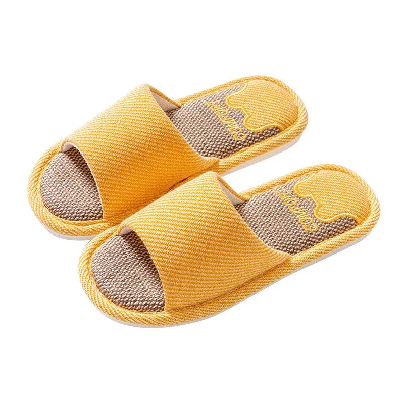 Chausson homme femme lin