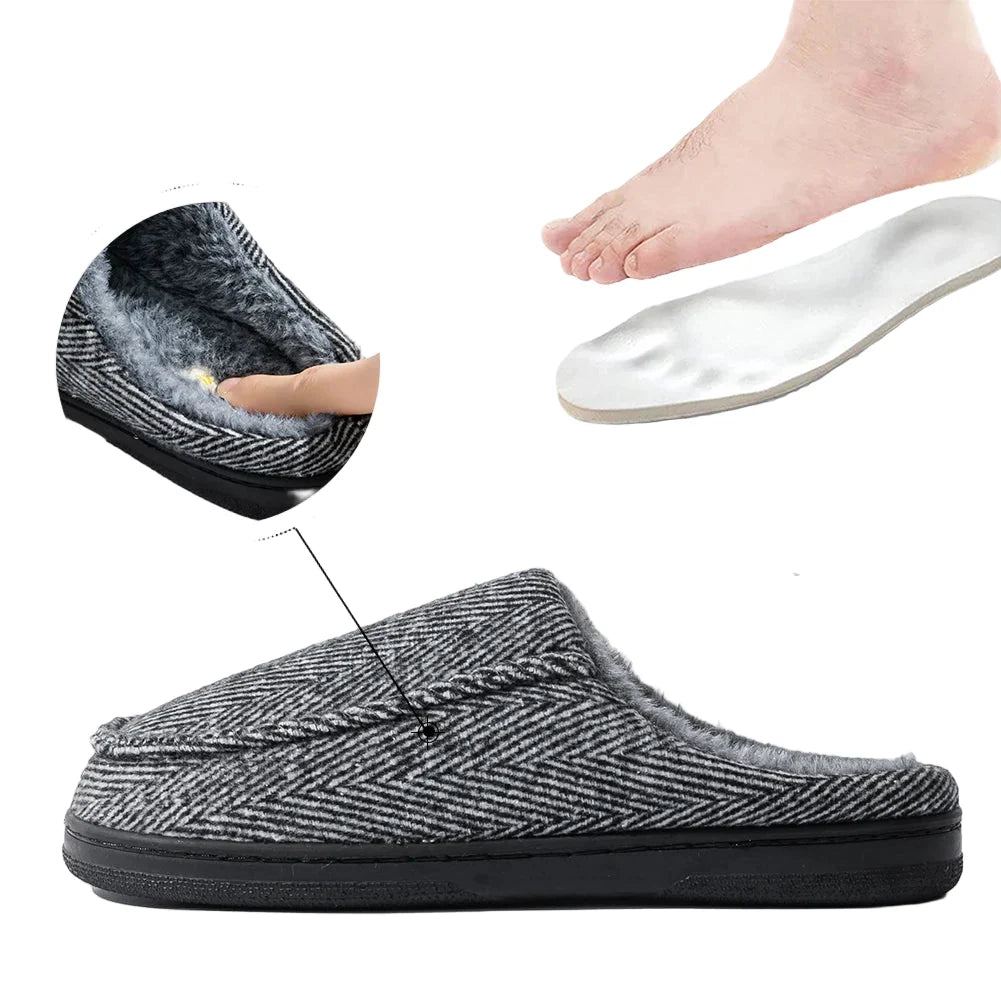 Chausson homme laine semelle