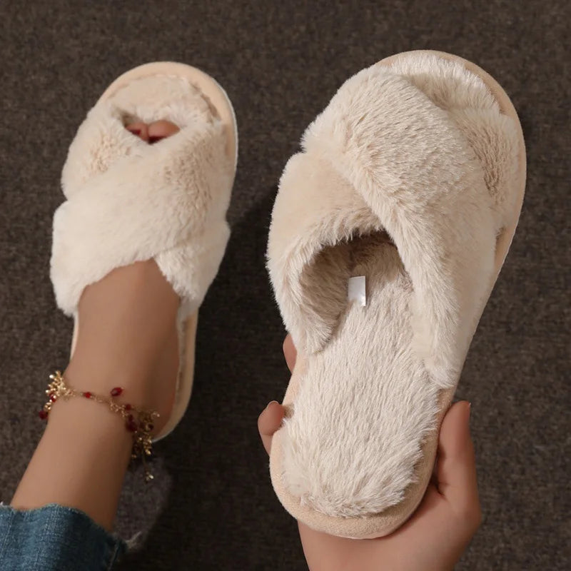 Chausson femme imprimé léopard
