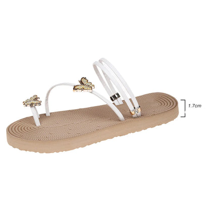 Sandales papillon femme