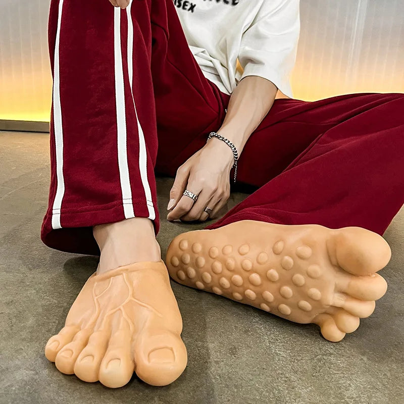 Chausson pied humain drôle