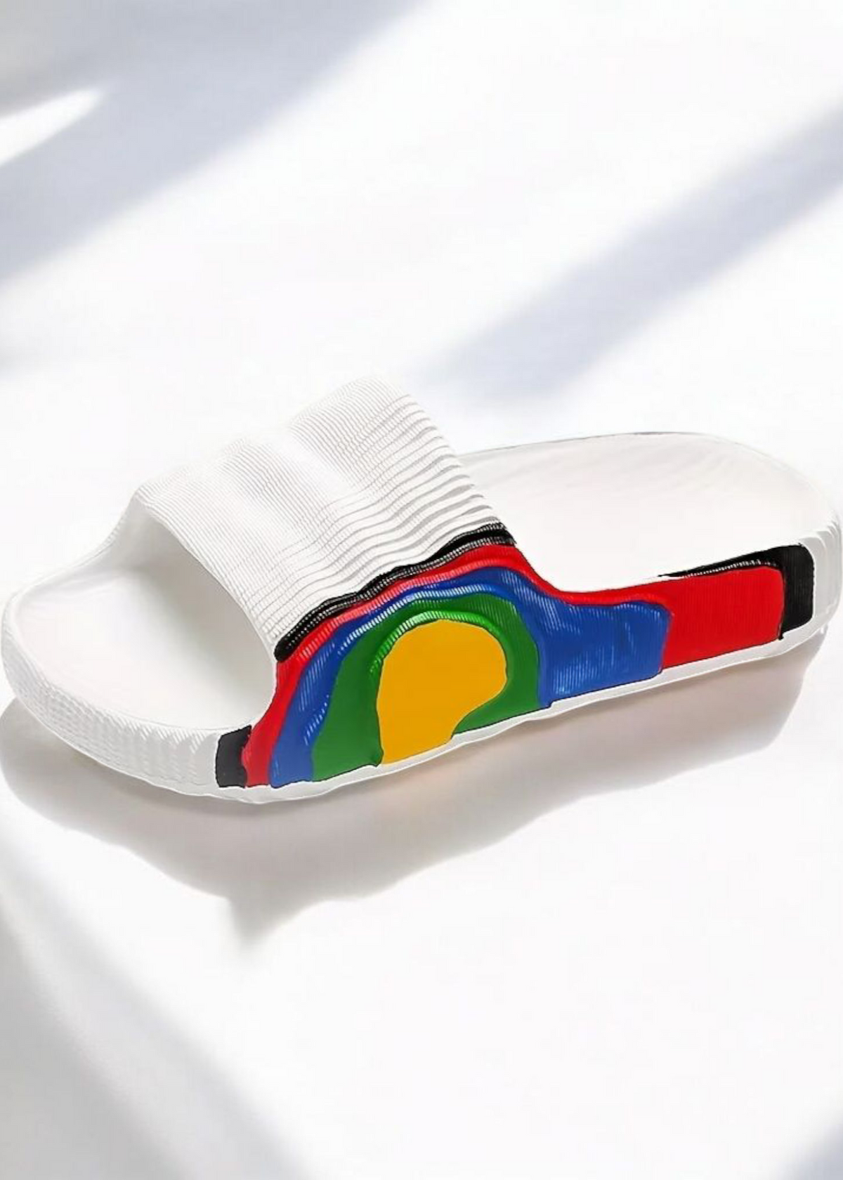 Sandales femme motif taches