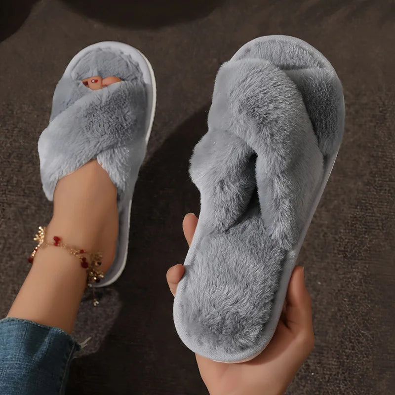 Chausson femme imprimé léopard