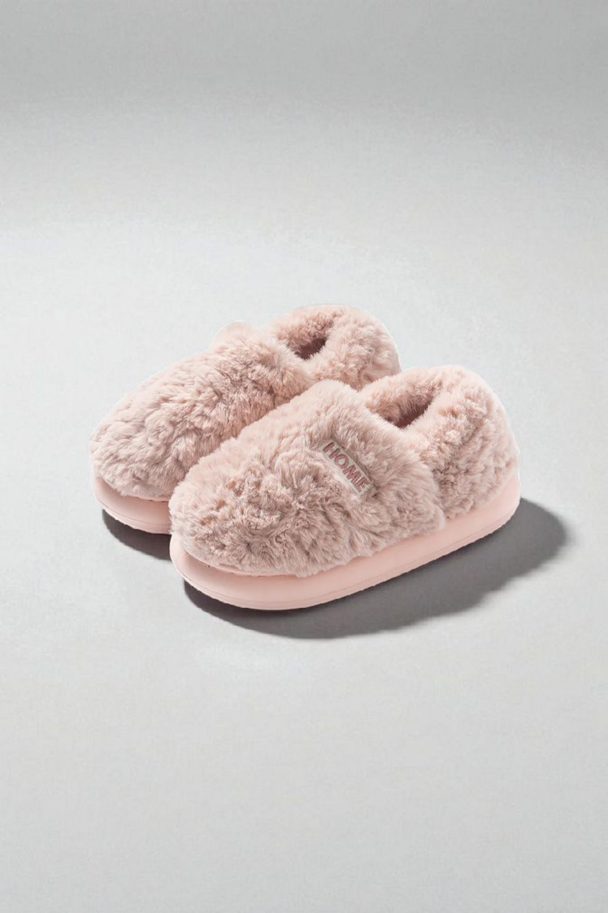 Chausson couple doux antidérapant