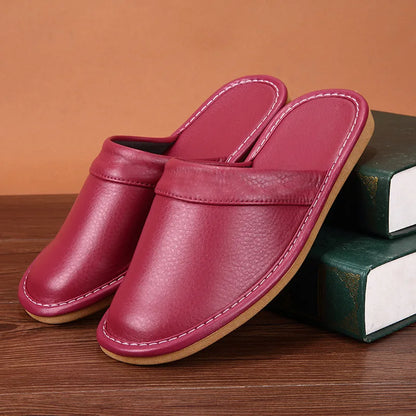 Chausson cuir pu homme