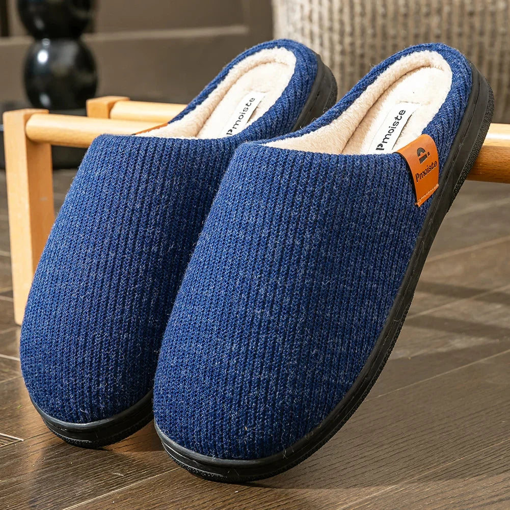 Chausson homme tricot fourré