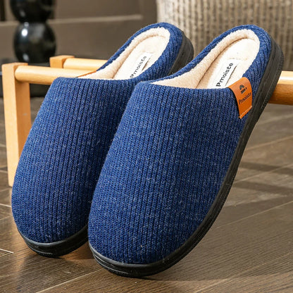 Chausson homme tricot fourré