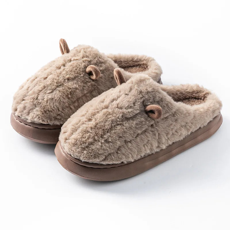 Chausson femme hiver flanelle