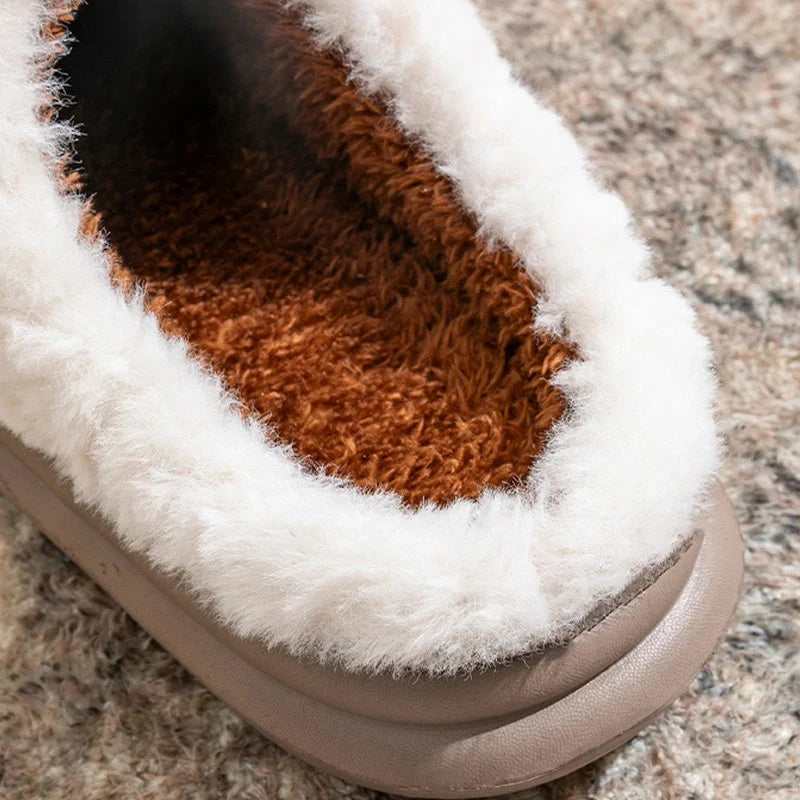 Chausson femme hiver flanelle