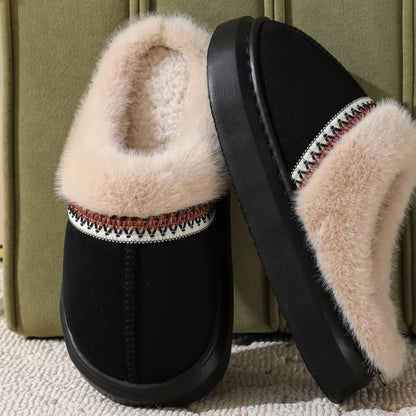 Chausson femme doublé peluche