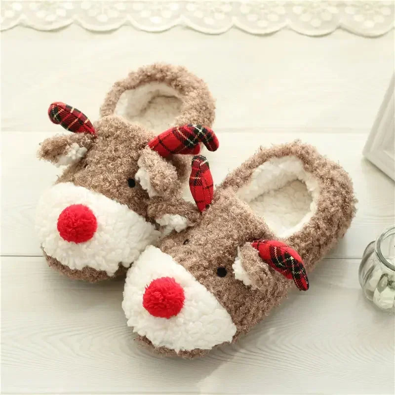 Chausson renne de noel