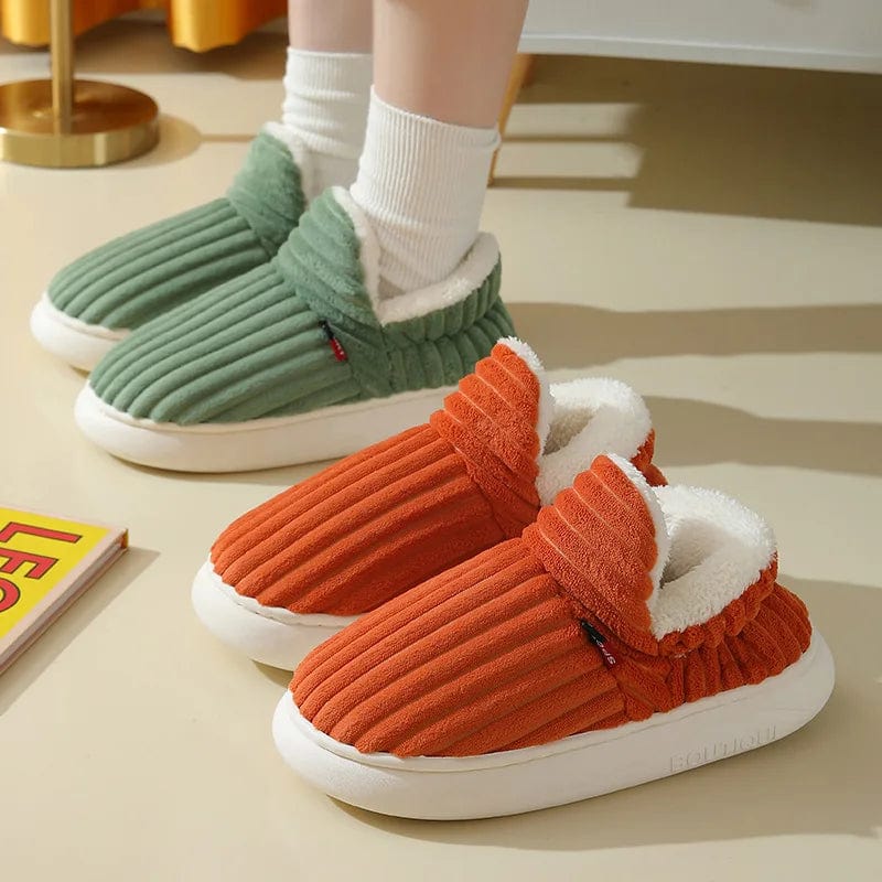 Chausson botte femme fourré