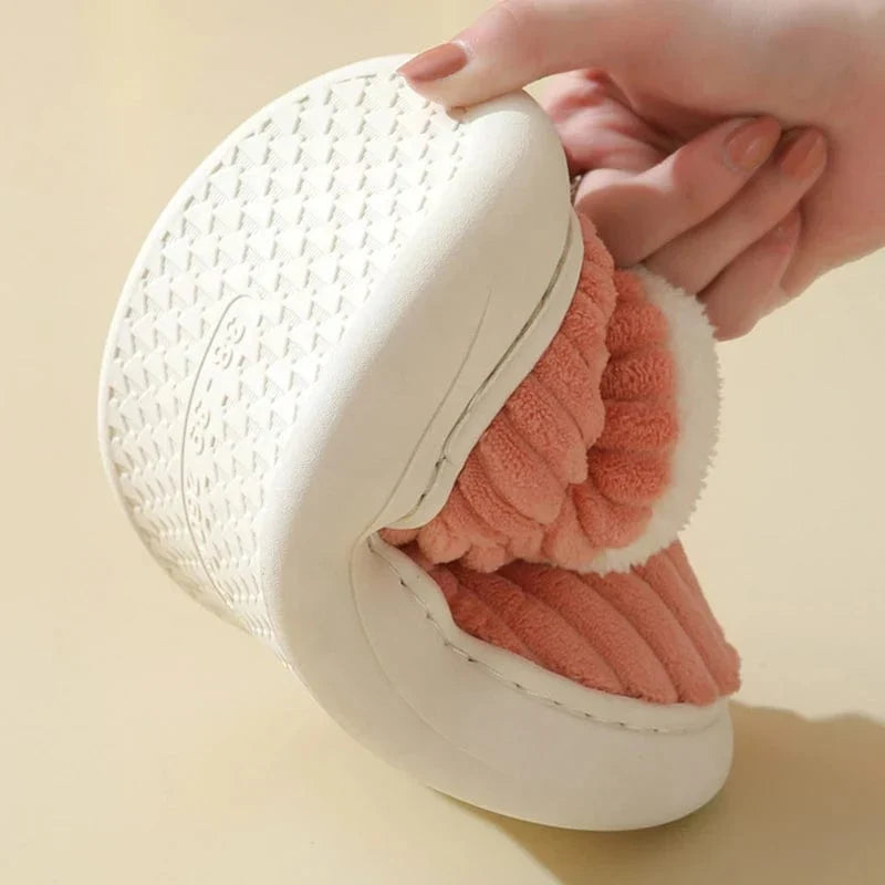 Chausson botte femme fourré