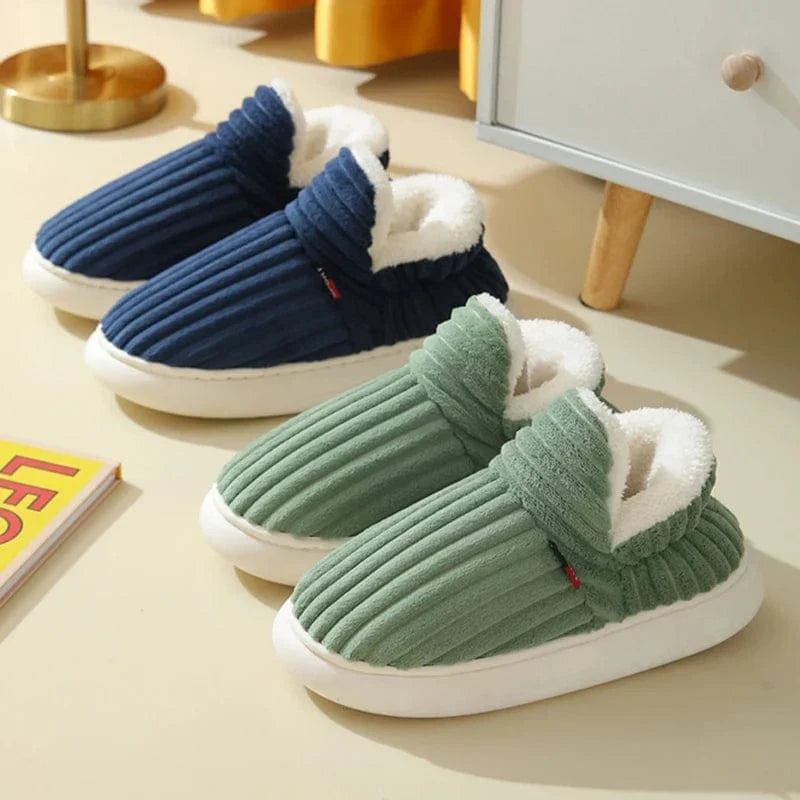 Chausson botte femme fourré