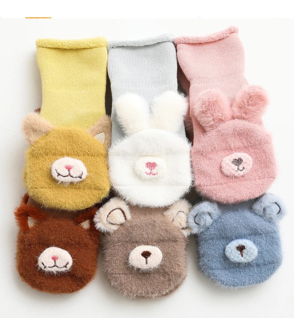 Chausson bebe animaux coton