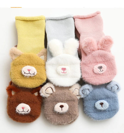 Chausson bebe animaux coton
