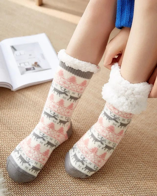 Chausson chaussette femme hiver