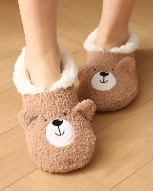 Chausson femme motif animal