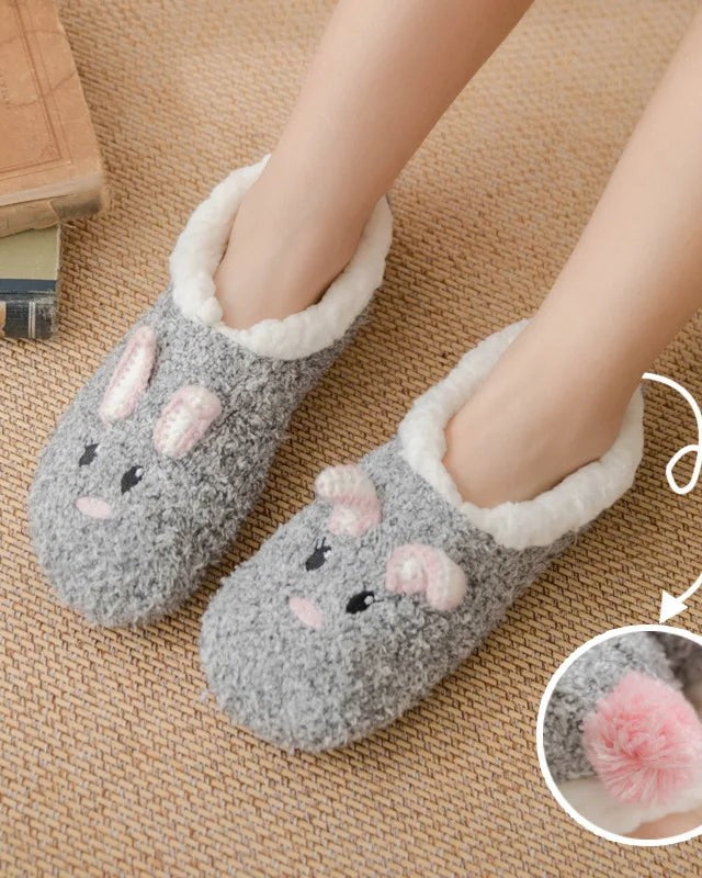 Chausson femme motif animal