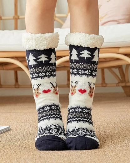 Chausson chaussette femme hiver